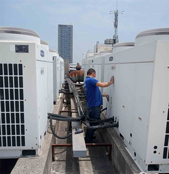 来安中央空调制热和不制冷系统维修方法